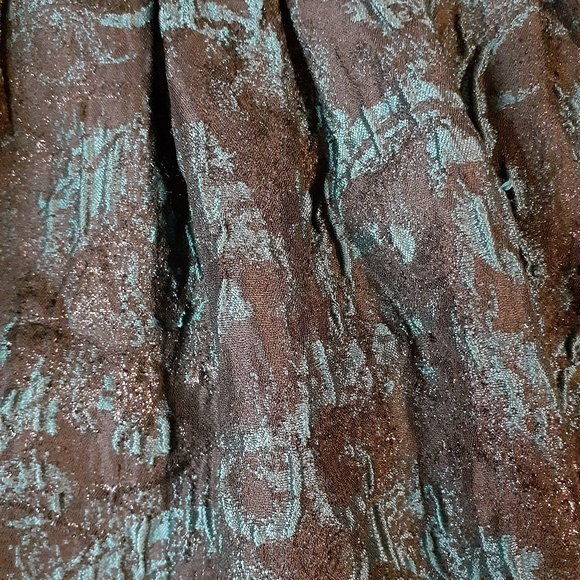 Alice + Olivia Metallic Green Mini Skirt - Picture 5 of 6